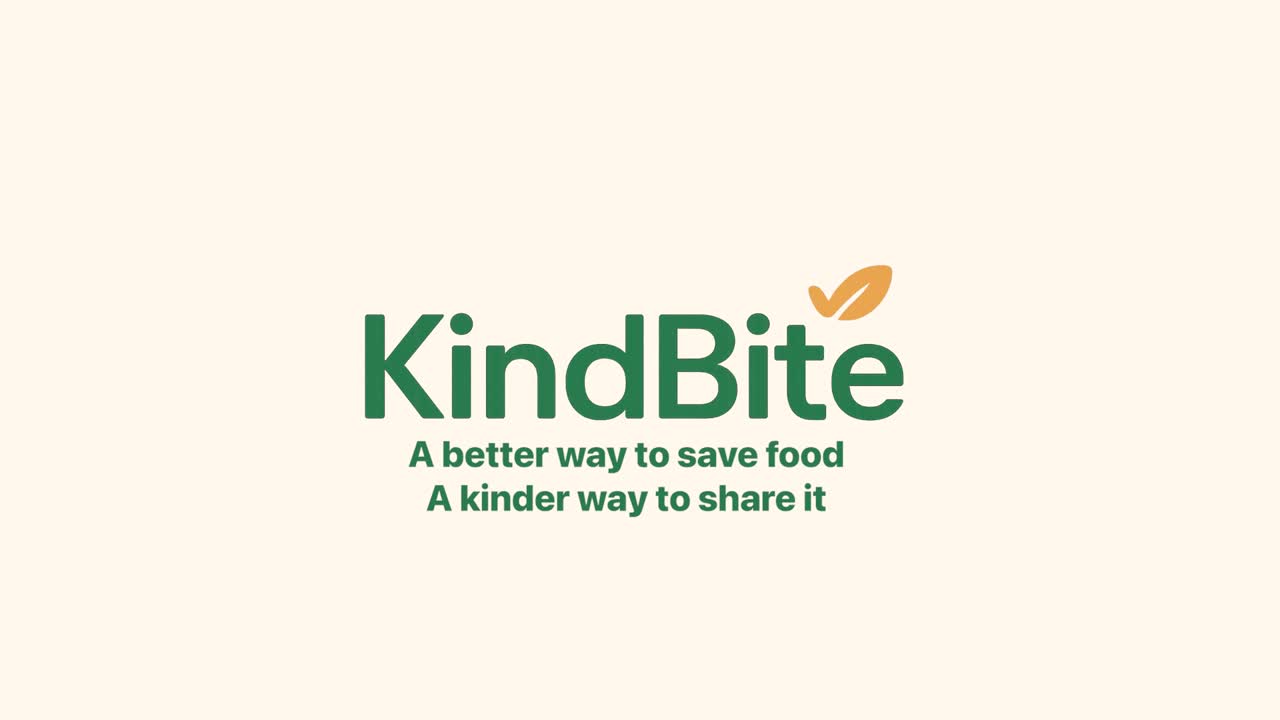 KindBite food-sharing app screens